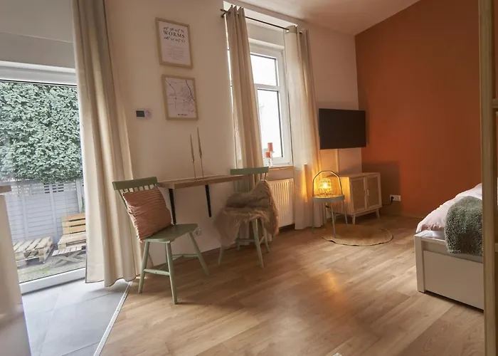 Coole Altbau-we 1-zkb Terrasse Zentrum Apartamento Worms